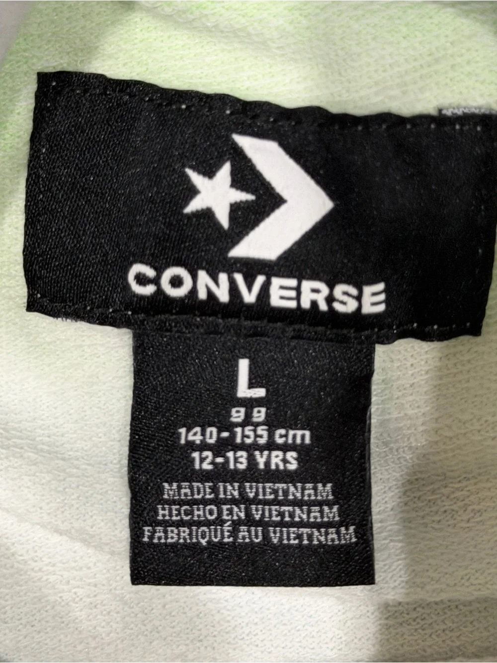 Converse Kids Tie-Dye Hoodie - Lime Green & Lavender